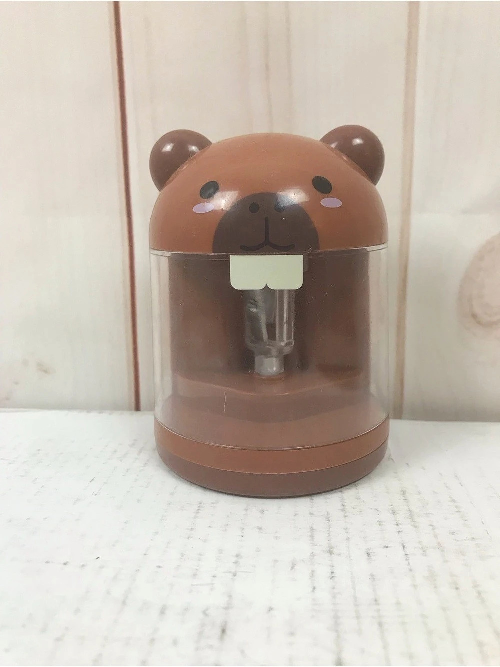 Capybara Pencil Sharpener in Brown
